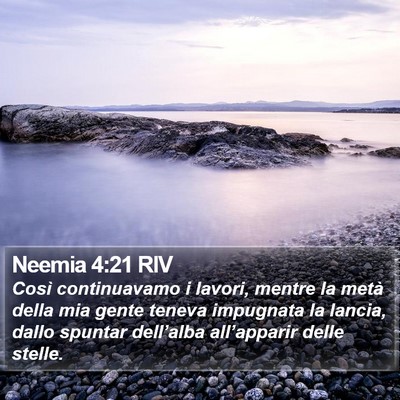 Neemia 4:21 RIV Bible Verse Image