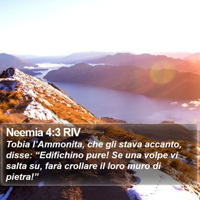 Neemia 4:3 RIV Bible Verse Image