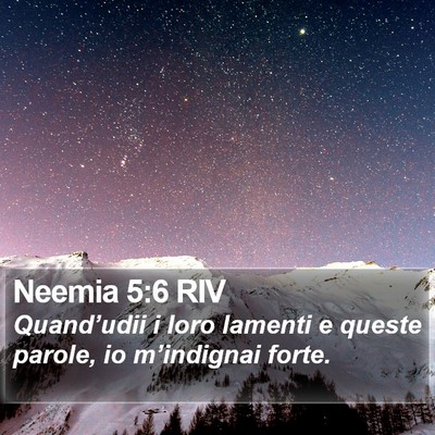Neemia 5:6 RIV Bible Verse Image