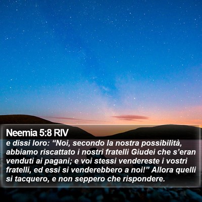 Neemia 5:8 RIV Bible Verse Image