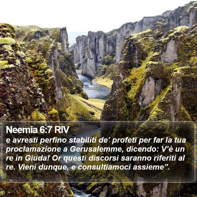 Neemia 6:7 RIV Bible Verse Image