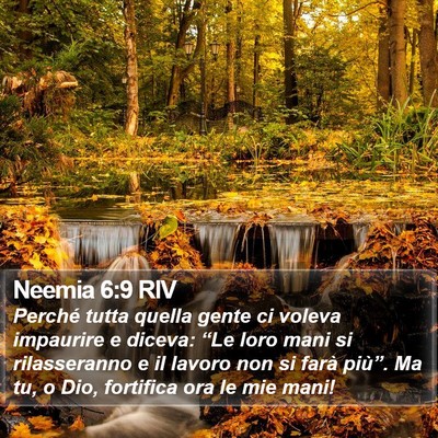 Neemia 6:9 RIV Bible Verse Image