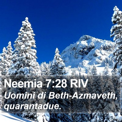Neemia 7:28 RIV Bible Verse Image