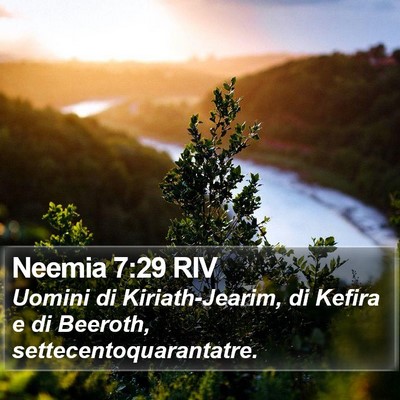 Neemia 7:29 RIV Bible Verse Image