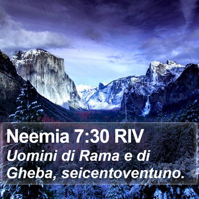 Neemia 7:30 RIV Bible Verse Image