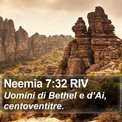 Neemia 7:32 RIV Bible Verse Image