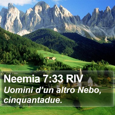 Neemia 7:33 RIV Bible Verse Image