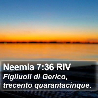 Neemia 7:36 RIV Bible Verse Image