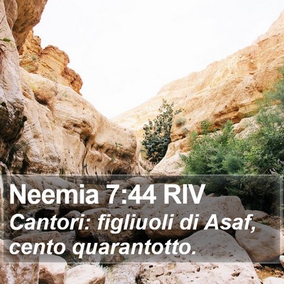 Neemia 7:44 RIV Bible Verse Image