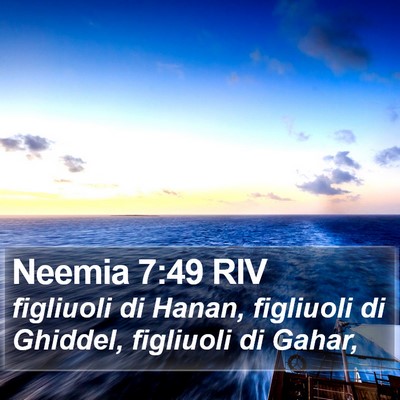 Neemia 7:49 RIV Bible Verse Image