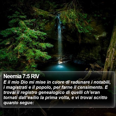 Neemia 7:5 RIV Bible Verse Image