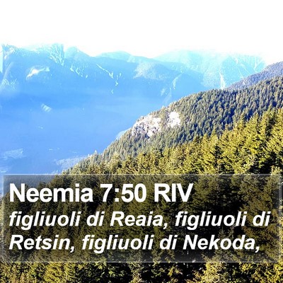 Neemia 7:50 RIV Bible Verse Image