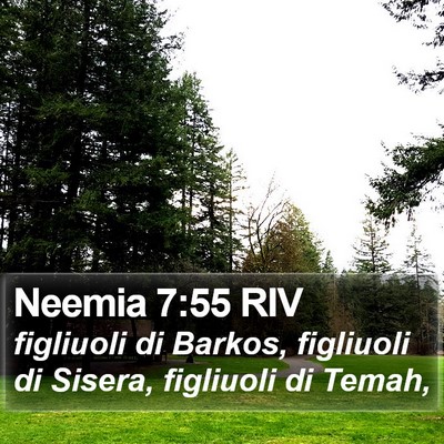 Neemia 7:55 RIV Bible Verse Image
