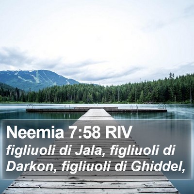 Neemia 7:58 RIV Bible Verse Image