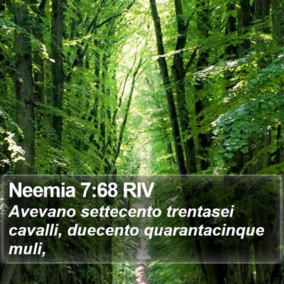Neemia 7:68 RIV Bible Verse Image