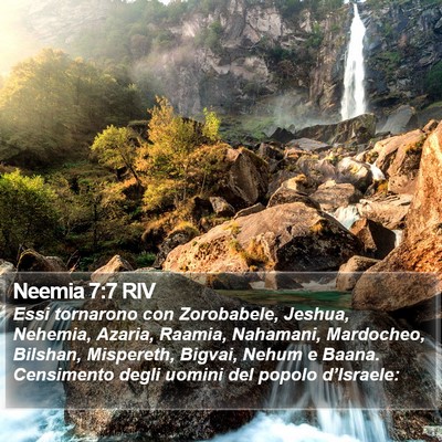 Neemia 7:7 RIV Bible Verse Image