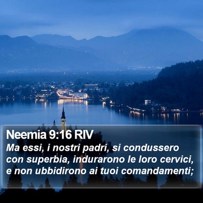 Neemia 9:16 RIV Bible Verse Image