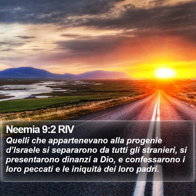 Neemia 9:2 RIV Bible Verse Image