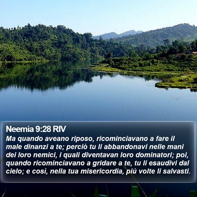 Neemia 9:28 RIV Bible Verse Image