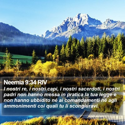 Neemia 9:34 RIV Bible Verse Image