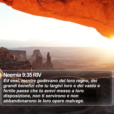 Neemia 9:35 RIV Bible Verse Image