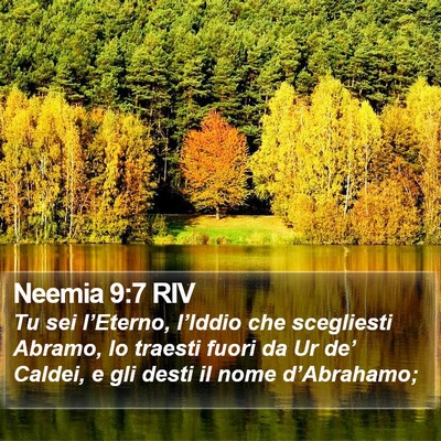 Neemia 9:7 RIV Bible Verse Image