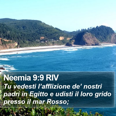 Neemia 9:9 RIV Bible Verse Image