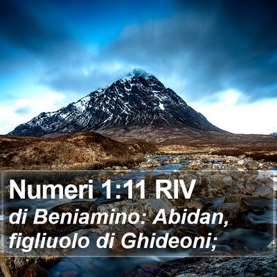 Numeri 1:11 RIV Bible Verse Image