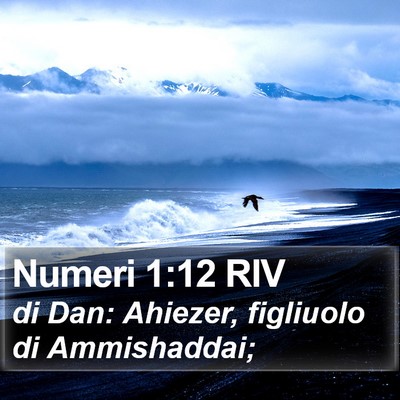 Numeri 1:12 RIV Bible Verse Image