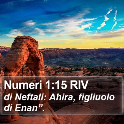 Numeri 1:15 RIV Bible Verse Image