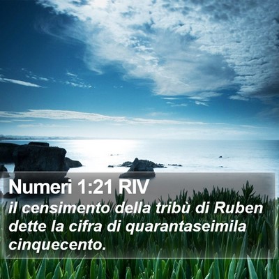 Numeri 1:21 RIV Bible Verse Image