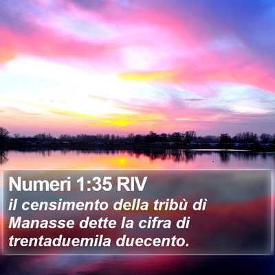Numeri 1:35 RIV Bible Verse Image