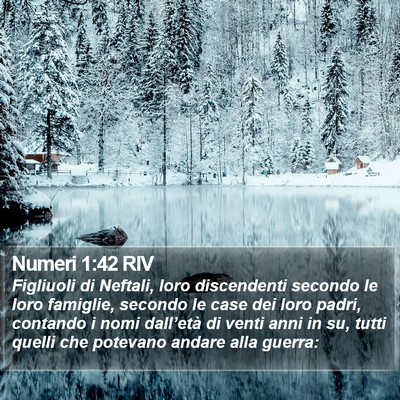 Numeri 1:42 RIV Bible Verse Image