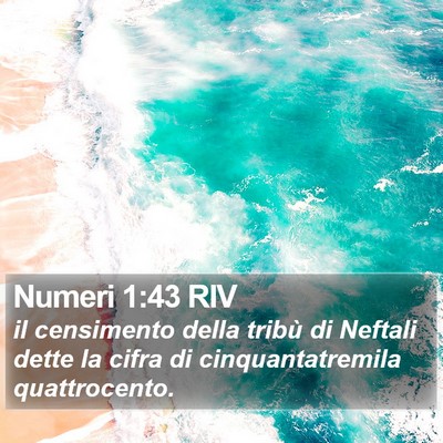 Numeri 1:43 RIV Bible Verse Image
