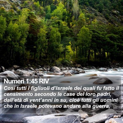 Numeri 1:45 RIV Bible Verse Image