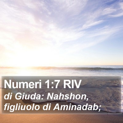Numeri 1:7 RIV Bible Verse Image