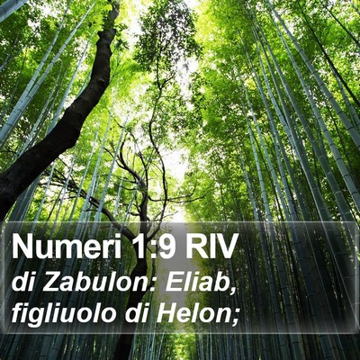 Numeri 1:9 RIV Bible Verse Image