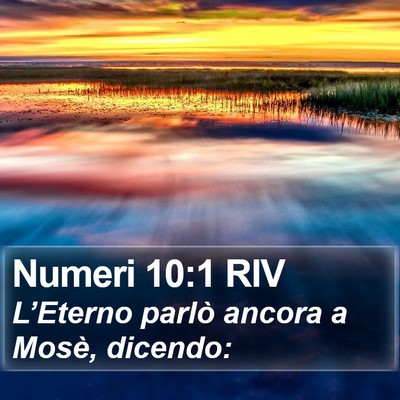Numeri 10:1 RIV Bible Verse Image