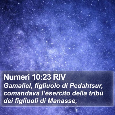 Numeri 10:23 RIV Bible Verse Image