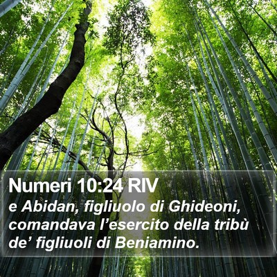 Numeri 10:24 RIV Bible Verse Image