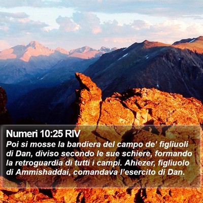 Numeri 10:25 RIV Bible Verse Image
