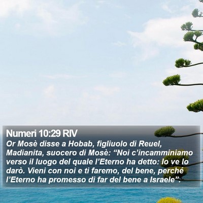 Numeri 10:29 RIV Bible Verse Image
