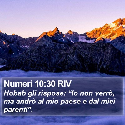 Numeri 10:30 RIV Bible Verse Image
