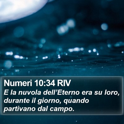 Numeri 10:34 RIV Bible Verse Image