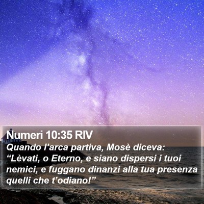 Numeri 10:35 RIV Bible Verse Image