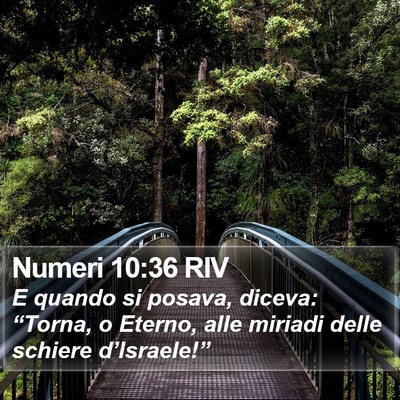 Numeri 10:36 RIV Bible Verse Image