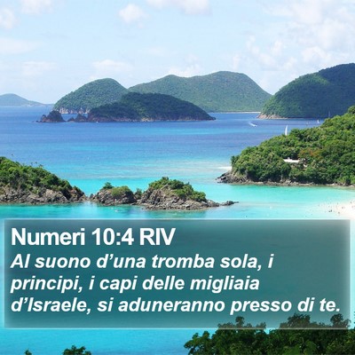 Numeri 10:4 RIV Bible Verse Image
