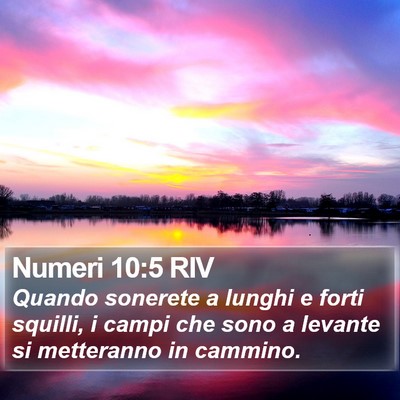 Numeri 10:5 RIV Bible Verse Image