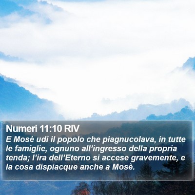 Numeri 11:10 RIV Bible Verse Image