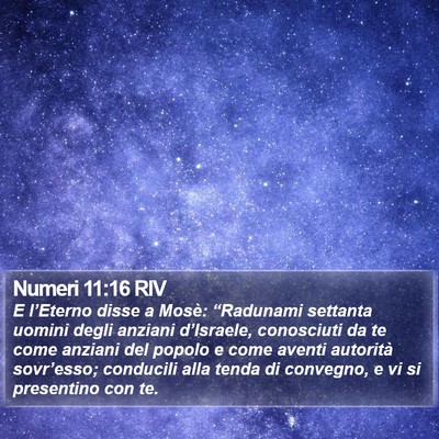 Numeri 11:16 RIV Bible Verse Image